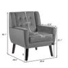 Derel Accent Chair in Grey Colour