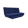 Merol 3 Seater Sofa Cum Bed In Navy Blue Color