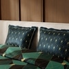 Stoa Paris Satin Comforter Set for King Size Bed 300TC Premium Bedding Emerald Celebrration