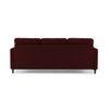 Monznij Sectional Fabric Sofa - Maroon