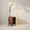 Ronan Beige Jute Floor Lamp with Beige Jute Base