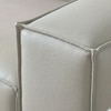 Elegantedge Wood Right Aligned 3-Seater With Upholstery Non Storage Sofa In Grey Colour