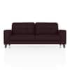 Verona Premium 3 Seater Fabric Sofa in Deep Plum Velvet Colour