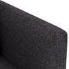 Florence Essential 3 Seater Fabric Sofa in Steel Colour