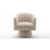 Morrow Fabric Accent Chair in Cream Colour
