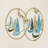 W-Seas Abstract Metal Wall Decor in Multicolor Set of 1