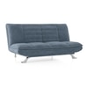 Edo 3 Seater Click Clack Sofa Cum Bed In Ocean Weave Colour