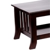 Blairs Sheesham Wood Coffee Table In Dark Walnut Finish