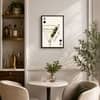 The Castle Decor Lucky You Martini Cocktail Wall Art Framed Painting 16x24 Inch