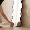 The Artment Black Meander Unbreakable Floor Mirror For Home (180 X 80 CM)