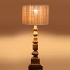 Devansh Bamboo Table Lamp With Wood Base -(7X7X21.25 Inches)-1