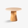 Saanra Solid Wood Coffee Table Set of Three in Brown Colour