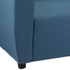 Dayton Pine Wood Contemporary 3+2 Seater Sofa (Teal Blue Fabric)