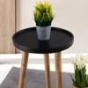 Metalsmith Solid Wood Side Table in Natural Finish