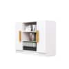 Hexa Engineered Wood Bookshelf in Frosty White Colour