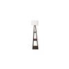 Naomi White Cotton Shade Floor Lamp