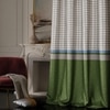 Stoa Paris Satin Long Door Curtains, Room Darkening Blackout Curtains, Pack of 2, Majestic Meadow -With Back Lining