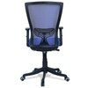 Ebeaony Mid Back Ergonomic Chair in Blue Colour
