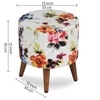 Celestia Solid Wood  Ottomon in  Multicolor Colour
