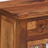 Sheesham Wood Sideboard In Rustic Teak Finish