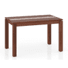 Atlas Crest Solid Wood 4 Seater Dining Table In Honey Finish