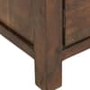 Elder Sheesham Wood Contemporary Console Table in Provisional Teak Finish