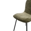Pine Fabric Dining Chair in Green Colour