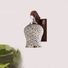 Devansh Solid Wood Electric Wall Light in Brown Colour with Multi Shade Count of 1 Light