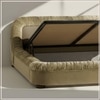 Casa Haven Relax Queen Size Bed in velvet With Engineered Hardwood Frame & Hydraulic Storage