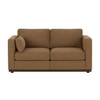 Mellow 2 Seater Sofa In Soft Fabric Brown Color