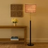 Devansh Wood & Metal Floor Lamp