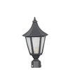 Sennen Coastal Outdoor Gate Pillar Light In Black Finish