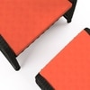 Bentham Patio Chair and Footstool Colour - Rust
