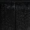 Takako Solid Mango Wood Sideboard with 4 Door in Black Finish