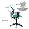 Jaazza Low Back Ergonomic Chair in Dark Green Colour