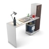Guide-04 Study Table Frosty White