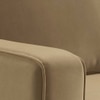 Apollo Sofa Set (Colour : Fawn Velvet, Cushion : Hard, Back Type : High Back, Seater : 2+1+1)