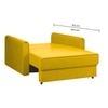 Flycon  Pull Out Sofa cum Bed  in Yellow Colour