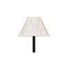 Gil Black Cotton Shade Floor Lamp