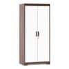 Miller 2 Door Wardrobe With Lock in Two Tone Finish