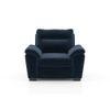 Adelaide Premium 1 Seater Fabric Sofa in Cobalt Colour