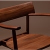 Abacus Solid Wood Dining Chair in Brown Colour