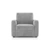Apollo Compact High Back 1 Seater Fabric Sofa in Granite Weave Colour