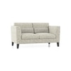 Lewis 2 Seater Fabric Sofa In Monochrome Paisley Colour