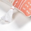 Coral Embroidered Cushion Cover