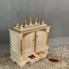 D'Dass Sheesham and Mdf Wooden Home Temple For Pooja Mandir For Home