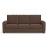 Apollo High Back 3 Seater Fabric Sofa in Daschund Brown Colour