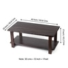 Aroda Sheesham Wood Coffee Table In Mahogany Finish