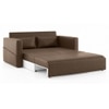 Camden Compact 3 Seater Pull Out Sofa cum Bed In Mocha Brown Colour