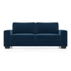 Leslie 3 Seater Fabric Sofa in Delft Blue Colour